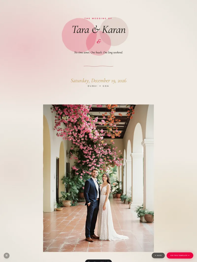 Watercolor template preview